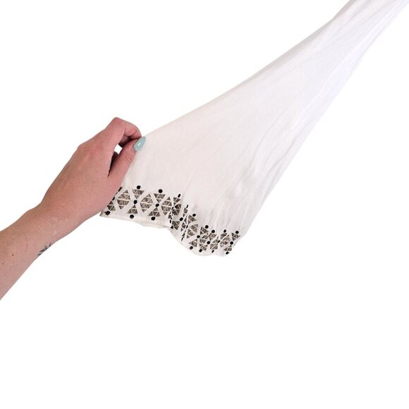 The Jetset Diaries Aztec Mini Dress in Ivory Sz S - Picture 7 of 13